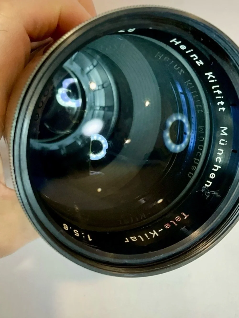 Heinz Kilfitt Munchen Tele-Kilar 300mm f/5.6 Vintage Camera Lens With Caps Works
